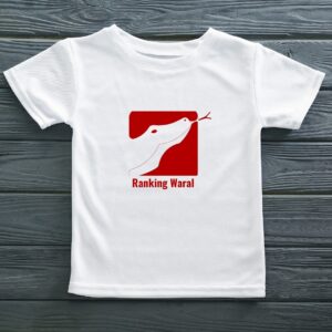Ranking Waral Red on White T-Shirt