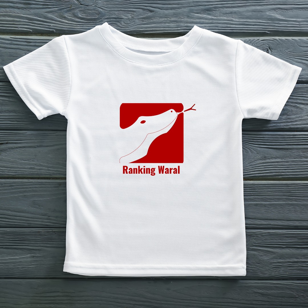 Ranking Waral Red on White T-Shirt