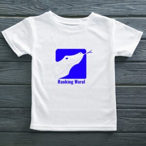 Ranking Waral Blue on White T-Shirt